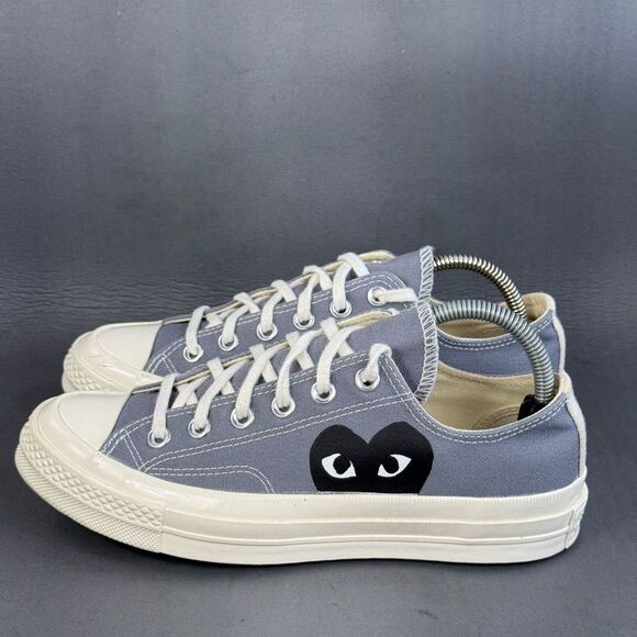 CdG PLAY x Converse Women's AllStar Peek-A-Boo Low-Top Sneakers size 8 - Picture 3 of 8